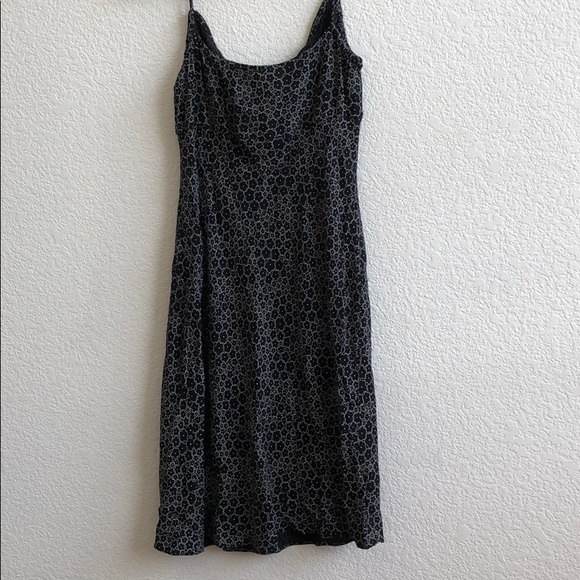 Ann Taylor LOFT floral black and white mini dress - Picture 4 of 4